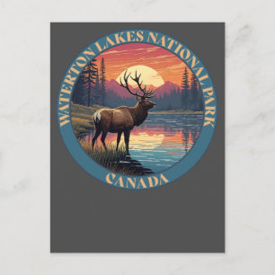 Waterton Lakes National Park of Canada Postcard