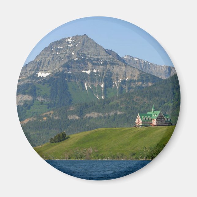 Waterton Lakes National Park Prince Of Wales Hotel Magnet (Front)