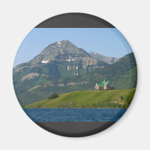 Waterton Lakes National Park Prince Of Wales Hotel Magnet