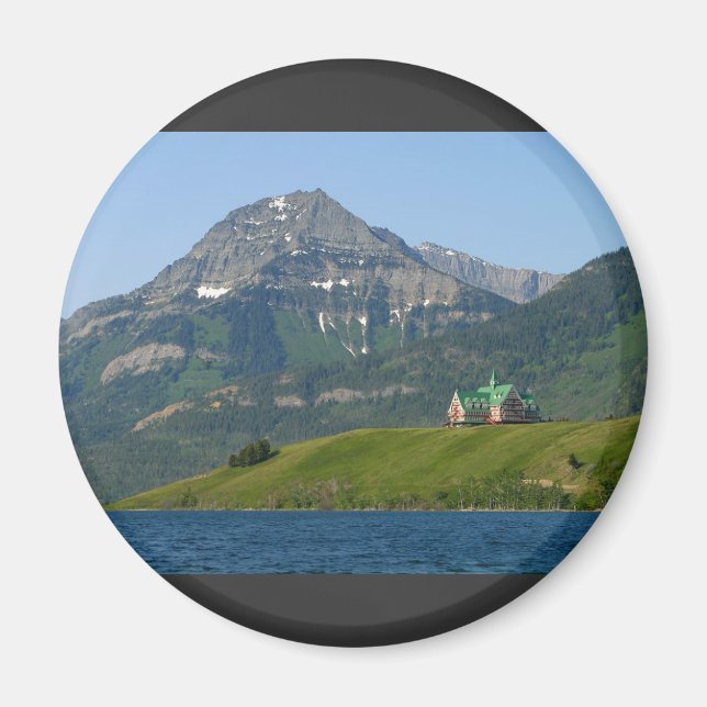 Waterton Lakes National Park Prince Of Wales Hotel Magnet (Front)