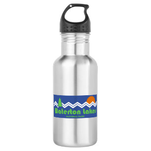 Waterton Lakes National Park Retro 532 Ml Water Bottle