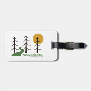 Waterton Lakes National Park Trail Luggage Tag