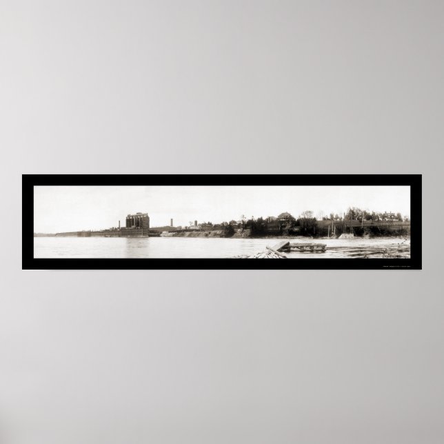 Waterville Maine Photo 1909 Poster (Front)