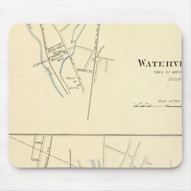 Waterville, S of Waterbury Mouse Pad (Front)