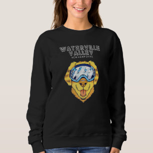 Waterville Valley New Hampshire - Funny Dog Ski Go Sweatshirt