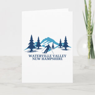 Waterville Valley New Hampshire Ski Resort Skiing Card