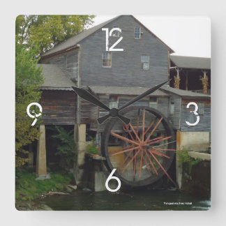 Waterwheel clock
