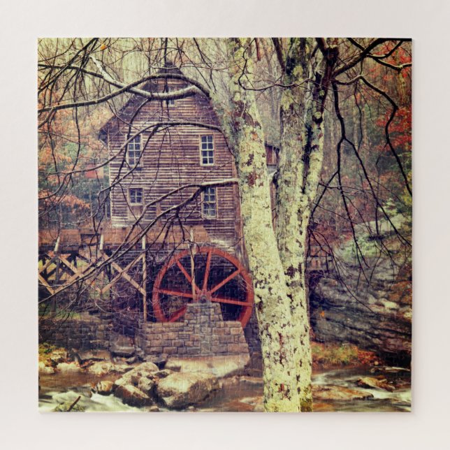 Waterwheel  jigsaw puzzle (Vertical)