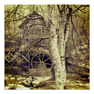 Waterwheel Poster
