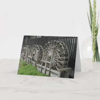 Waterwheels in Japan Card