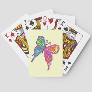 Watery Butterfly Playing Cards