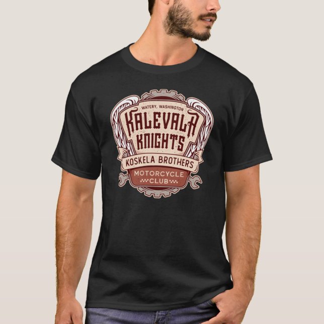 Watery Kalevala Knights Emblem friends T-Shirt (Front)