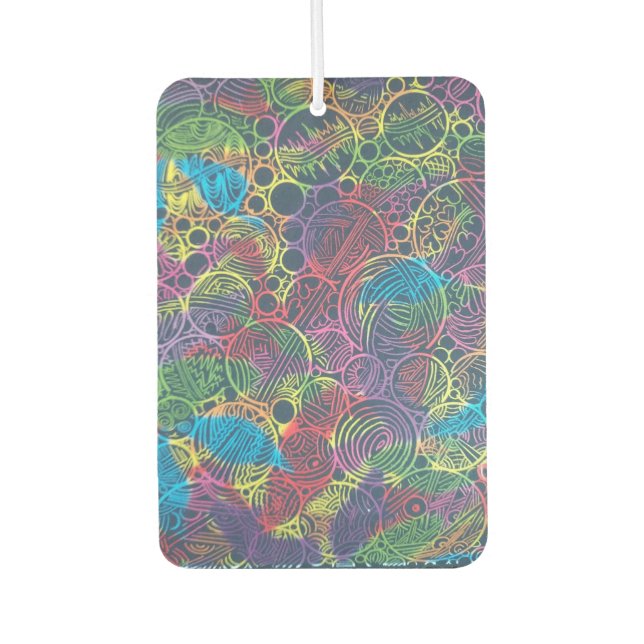 Watery Neuron  Car Air Freshener (Front)