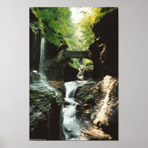 Watkins Falls Poster