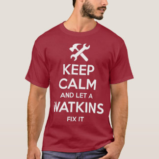 WATKINS Funny Surname Birthday Family Tree Gift T-Shirt