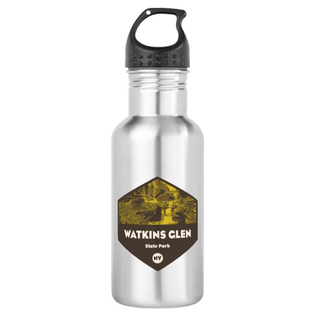 Watkins Glen State Park New York 532 Ml Water Bottle (Front)