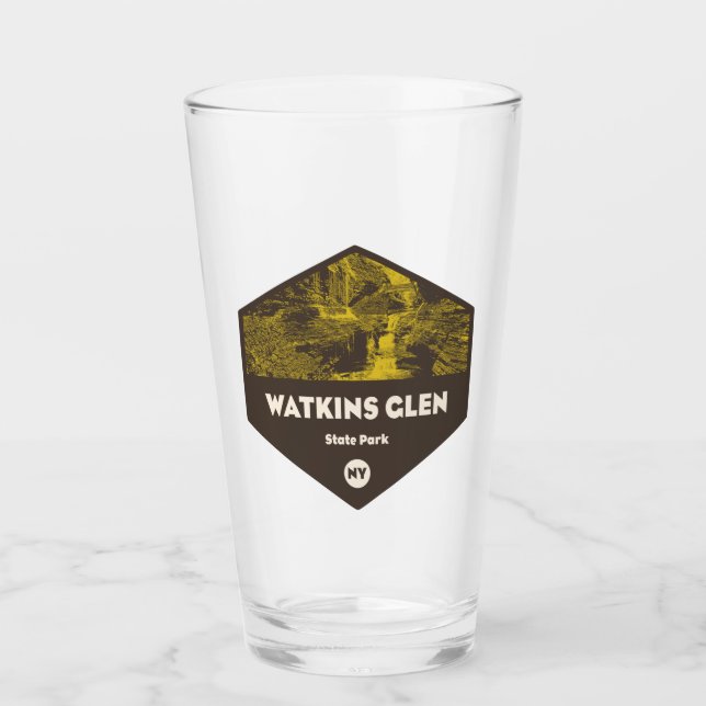 Watkins Glen State Park New York Glass (Front)