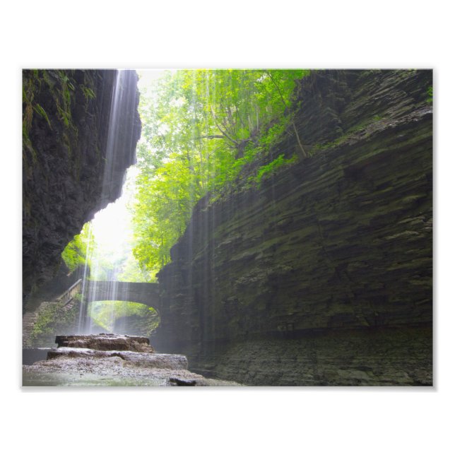 Watkins Glen state park, New York Photo Print (Front)
