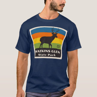Watkins Glen State Park New York Roaming Deer T-Shirt