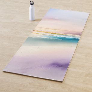 Watrecolor Tropical Bliss  Yoga Mat