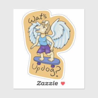 Wat's Updog Sticker