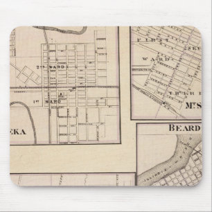 Watseka, Paris, Mt Sterling, Beardstown and Arcola Mouse Pad