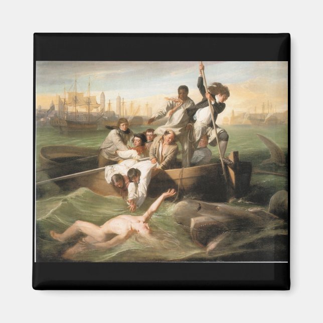 Watson and the Shark, by John Singleton Copley Magnet (Front)