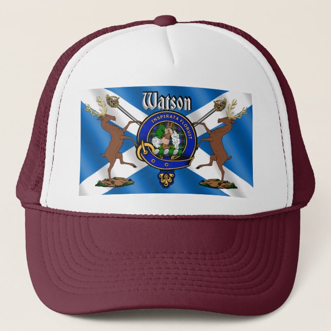 Watson Clan Badge Trucker Hat (Front)