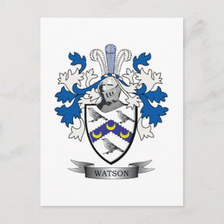 Watson Coat of Arms Postcard
