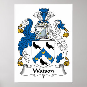 Watson Family Crest Poster
