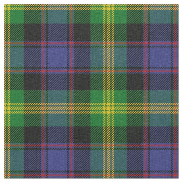 Watson Tartan Print Fabric (Close Up)