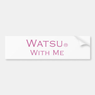 Watsu With Me Bumper Sticker