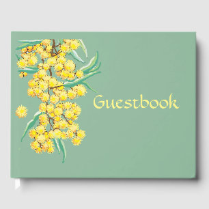 Wattle blossoms Australian Guestbook