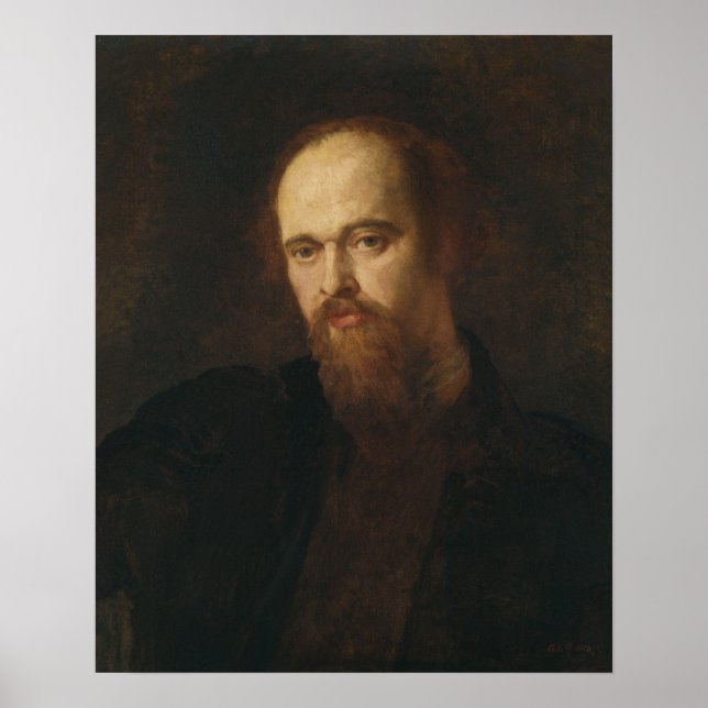 Watts - Dante Gabriel Rossetti Poster (Front)