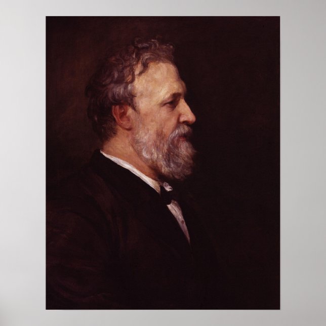 Watts - Portrait Of William Morris 1870 Poster (Front)