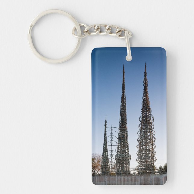 Watts Towers Los Angeles Key Ring (Front)
