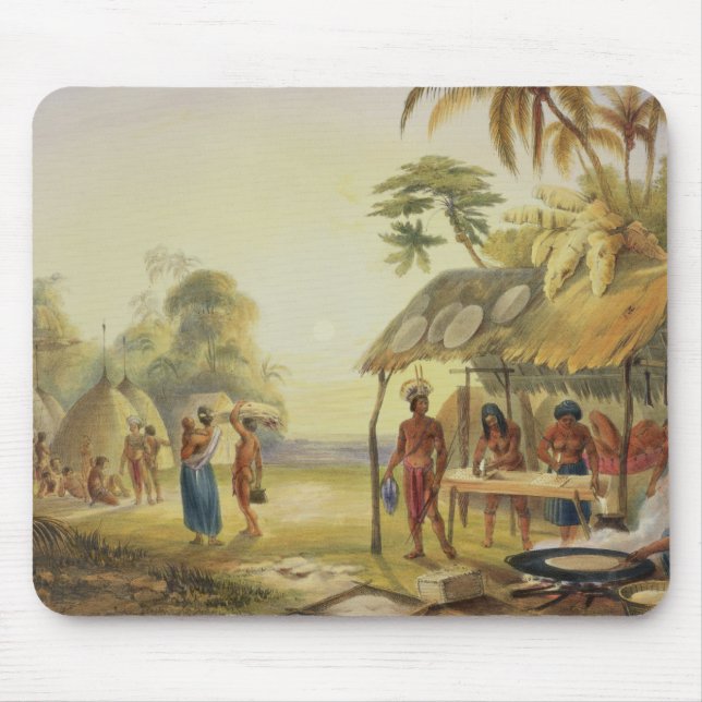Watu Ticaba, a Wapisiana Village, from 'Views in t Mouse Pad (Front)