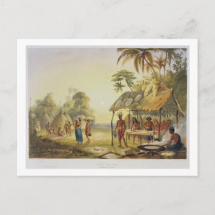 Watu Ticaba, a Wapisiana Village, from 'Views in t Postcard