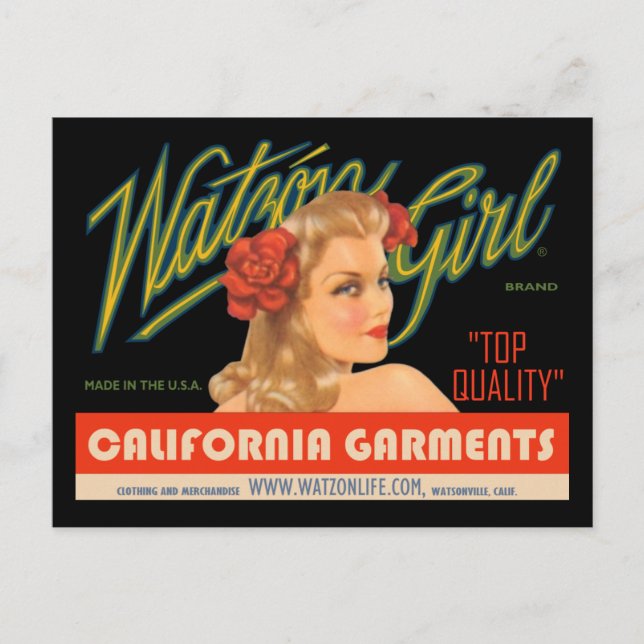 Watzón Girl #3 © Postcard (Front)