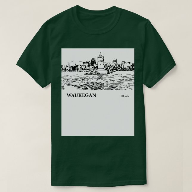 Waukegan Illinois TShirt 3 (Design Front)