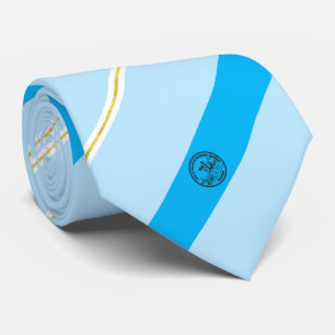 Waukesha (Wisconsin) city flag Neck Tie