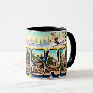Wausau Wisconsin Greeting Postcard Mug