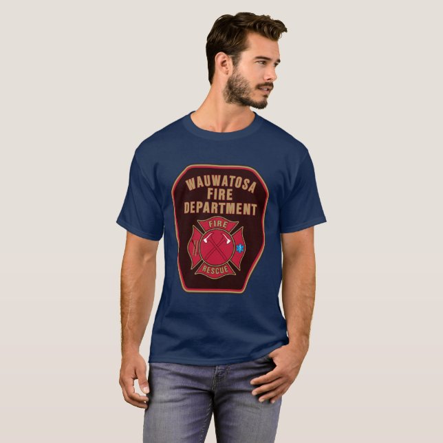 Wauwatosa, WI Fire Department T-Shirt (Front Full)
