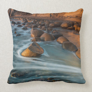 Wave along the beach, California Cushion
