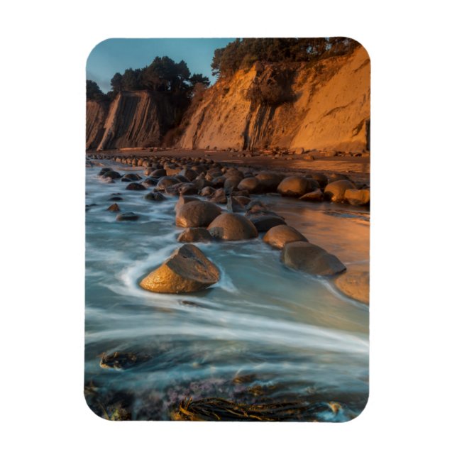 Wave along the beach, California Magnet (Vertical)