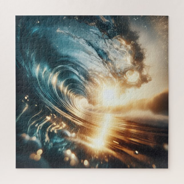 Wave Barrel Jigsaw Puzzle (Vertical)