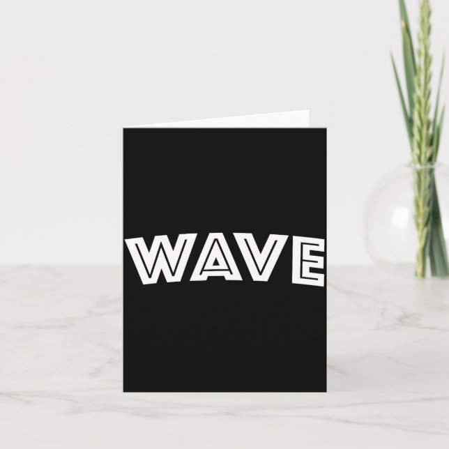 Wave  card (Front)