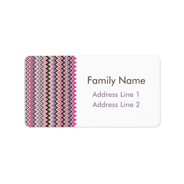 Wave Chevron Bold Label (Front)