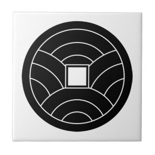 Wave coin ceramic tile
