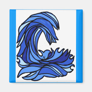 wave crashing magnet